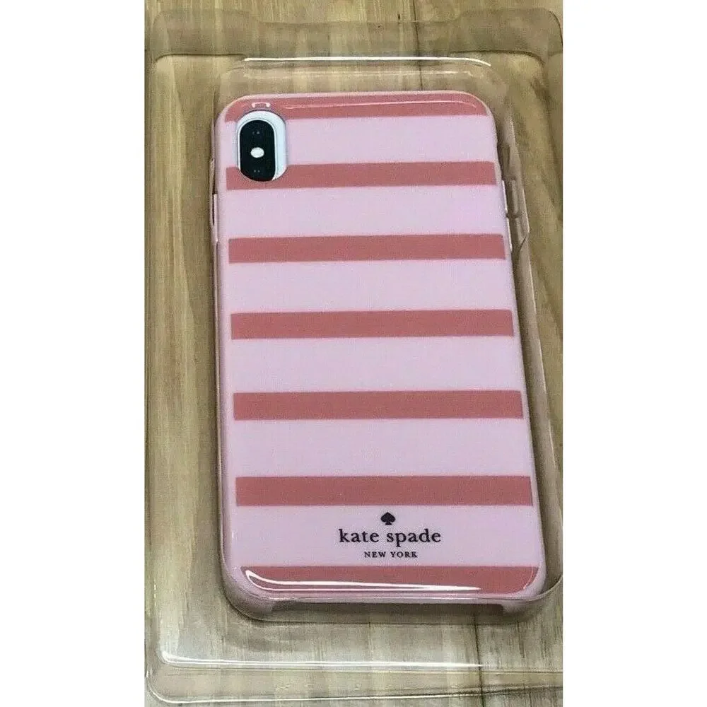 Kate Spade Stripe Resin iPhone XS MAX Comold Case